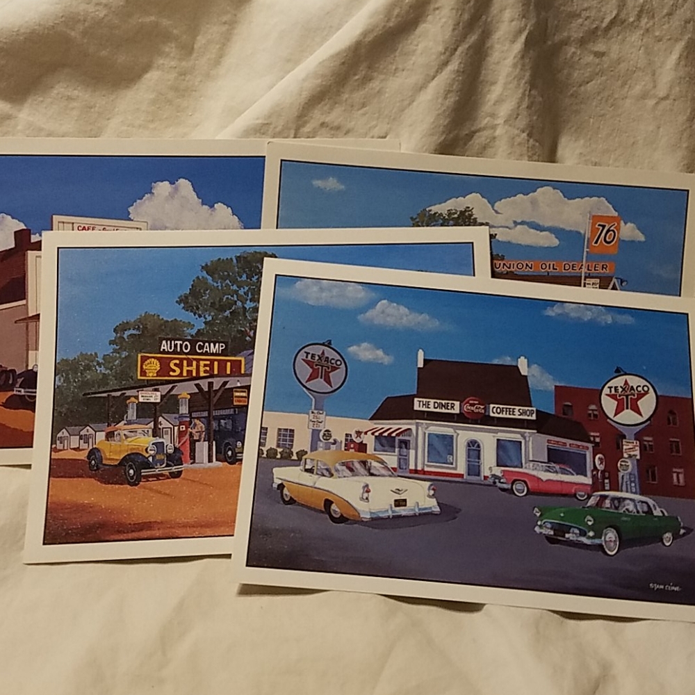 Vintage cards of the 20s 30s 40s and 50s